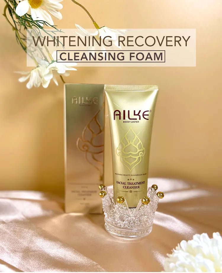 AILKE Whitening Face Care Set For All Skin Types, With Glutathione, Nicotinamide, Reduce Dark Spots, Freckles, Even Skin Tone