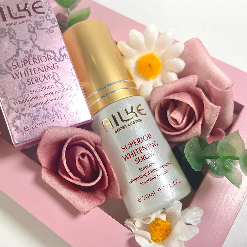 AILKE Whitening Face Care Set For All Skin Types, With Glutathione, Nicotinamide, Reduce Dark Spots, Freckles, Even Skin Tone