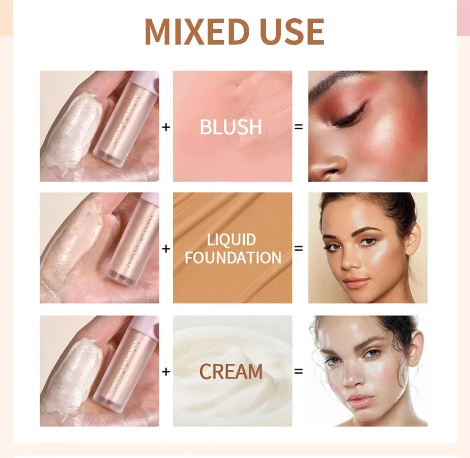 Beautiful Highlighter Liquid Contouring Body Make-up for women Brightening Complexion Glow Recipe Glossier High Cheap Cosmetics
