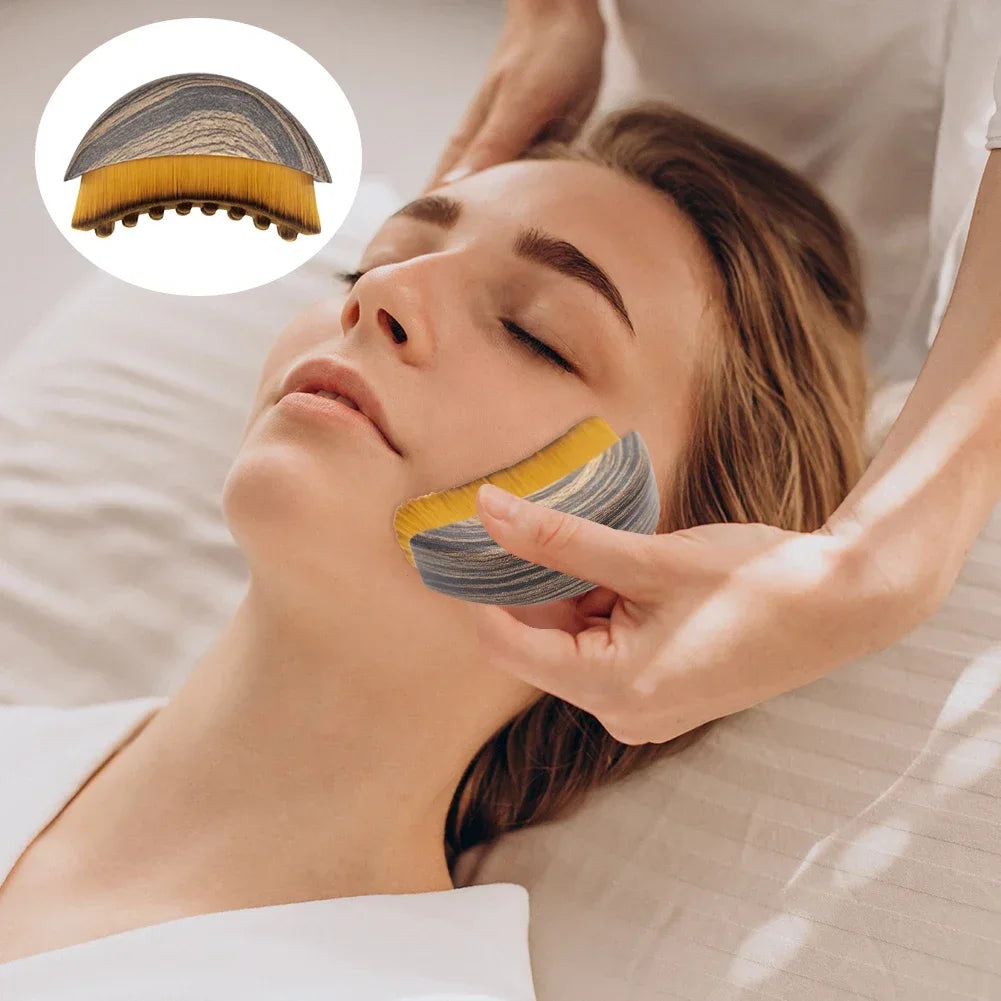 Lymphatic Contour Face Brush,Chin &Jawline Sculpting,Drainage Massager for Face,Ergonomically Designed to Fit The Skin Precisely