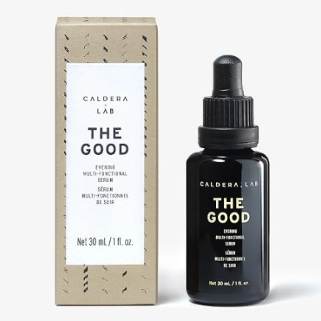 Caldera + Lab The Good | Men's Organic Moisturizing Face Serum for Dry, Sensitive, & Normal Skin – Vegan, Skin care