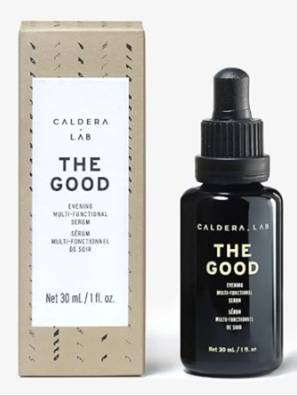 Caldera + Lab The Good | Men's Organic Moisturizing Face Serum for Dry, Sensitive, & Normal Skin – Vegan, Skin care